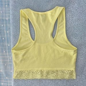 Cute Women's Lace-Trim Tank Top – Sleeveless Ruffled Chiffon Y2K Cami With Front Tie - View #11